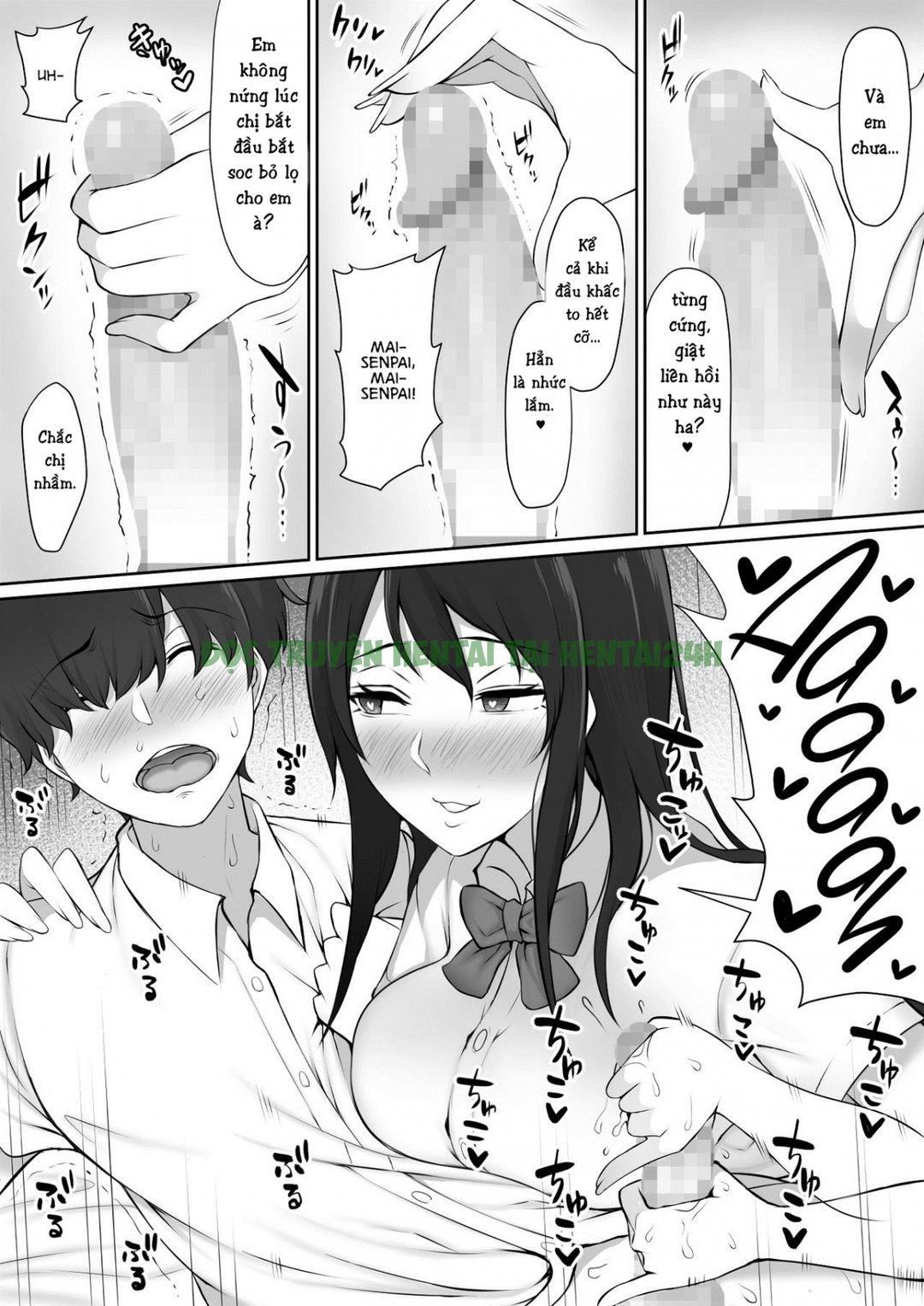 Hình ảnh 22 trong The Senpai That I Yearn For Brought Me To Her House After School - One Shot - Hentaimanhwa.net