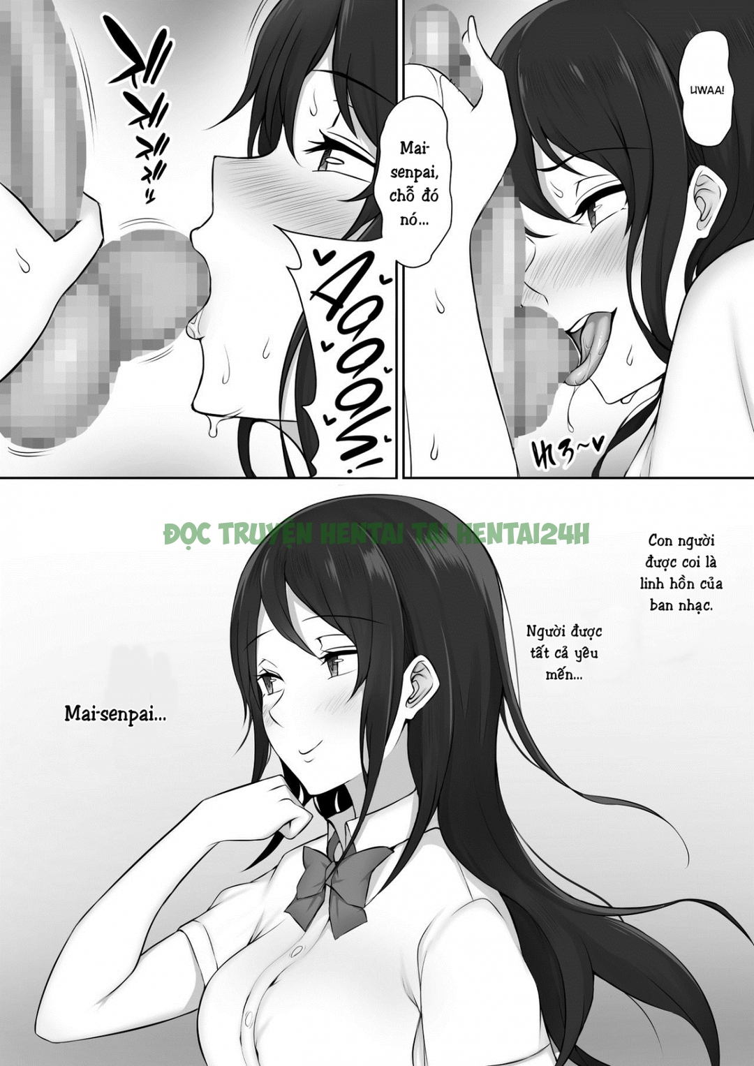 Hình ảnh 29 trong The Senpai That I Yearn For Brought Me To Her House After School - One Shot - Hentaimanhwa.net