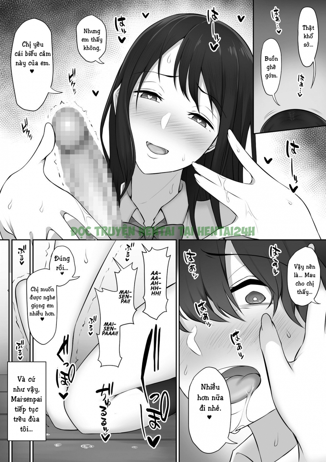 Hình ảnh 31 trong The Senpai That I Yearn For Brought Me To Her House After School - One Shot - Hentaimanhwa.net