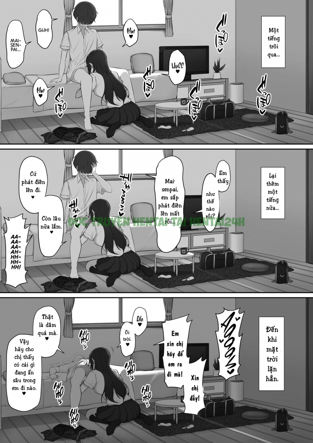 Hình ảnh 32 trong The Senpai That I Yearn For Brought Me To Her House After School - One Shot - Hentaimanhwa.net