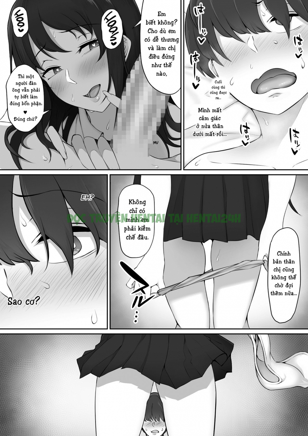 Hình ảnh 37 trong The Senpai That I Yearn For Brought Me To Her House After School - One Shot - Hentaimanhwa.net
