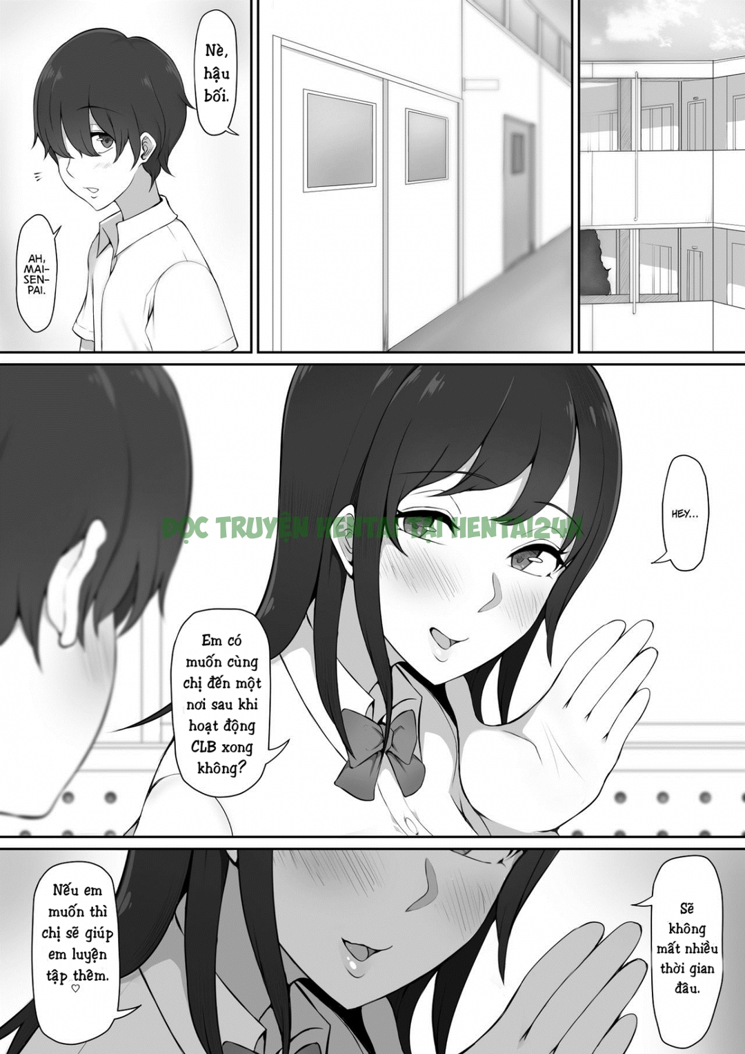 Xem ảnh 4 trong truyện hentai The Senpai That I Yearn For Brought Me To Her House After School - One Shot - truyenhentai18.pro