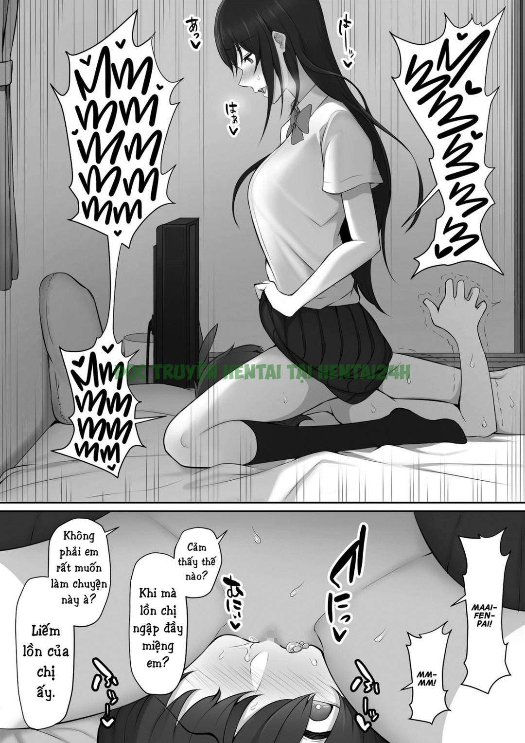 Xem ảnh 40 trong truyện hentai The Senpai That I Yearn For Brought Me To Her House After School - One Shot - truyenhentai18.pro