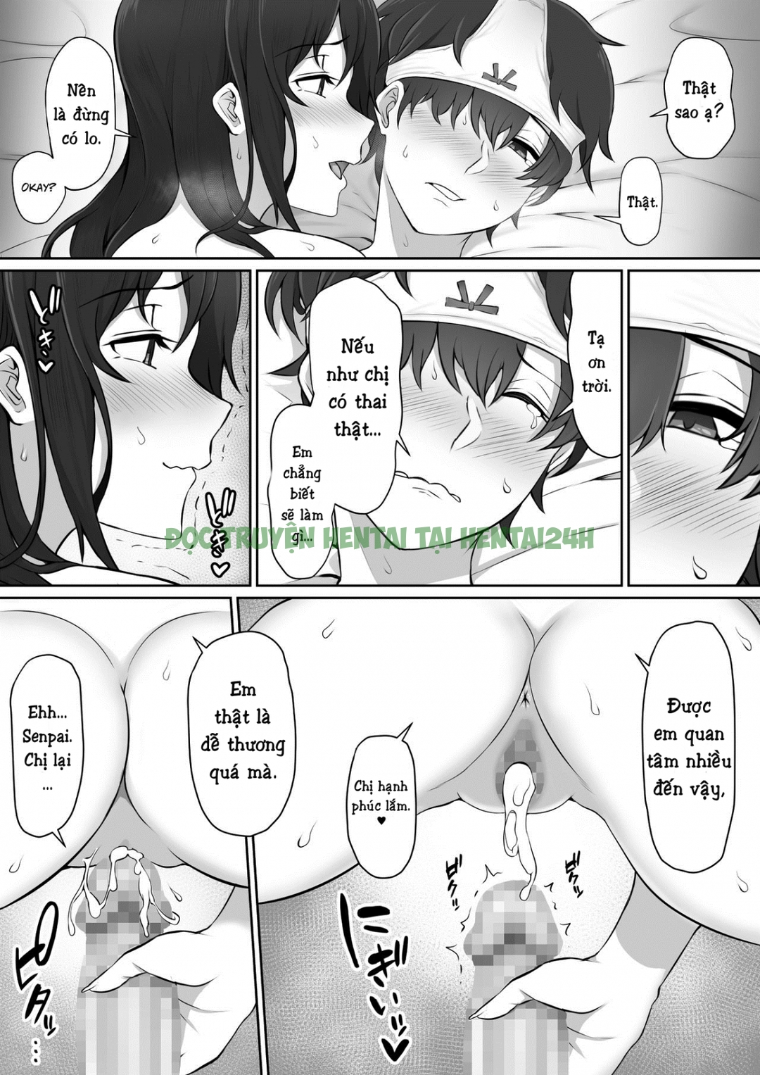 Hình ảnh 57 trong The Senpai That I Yearn For Brought Me To Her House After School - One Shot - Hentaimanhwa.net