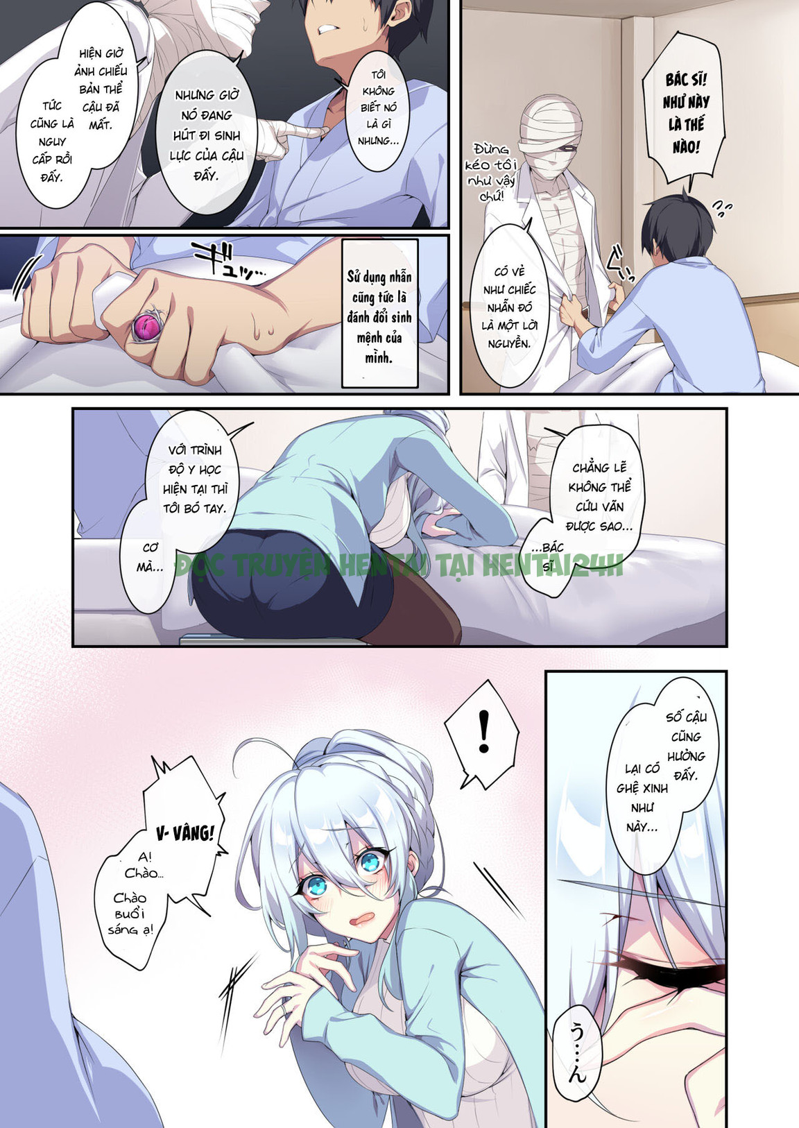 Hình ảnh 5 trong The Shy Snow Woman and the Cursed Ring - Chapter 2 - Hentaimanhwa.net