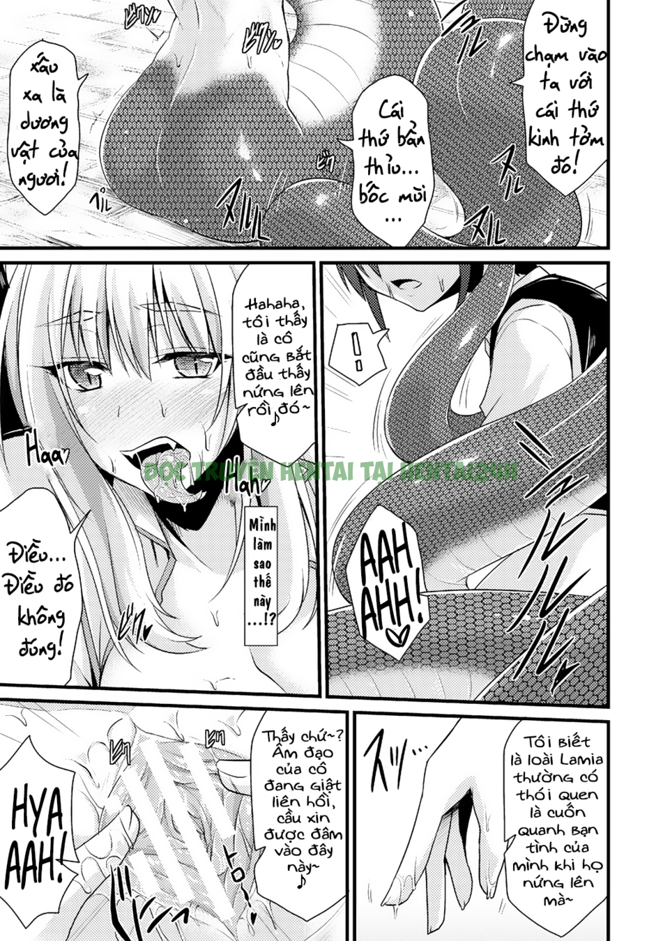 Hình ảnh 8 trong The Snake That Slithers Up To Her - One Shot - Hentaimanhwa.net
