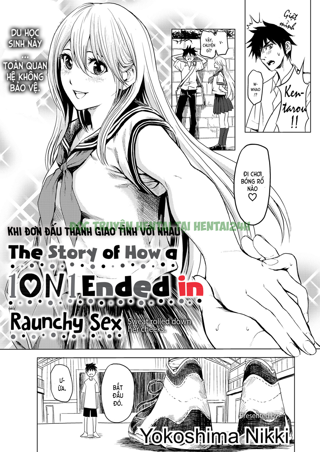 Hình ảnh 1 trong The Story Of How A 1-ON-1 Ended In Rauchy Sex - One Shot - Hentaimanhwa.net