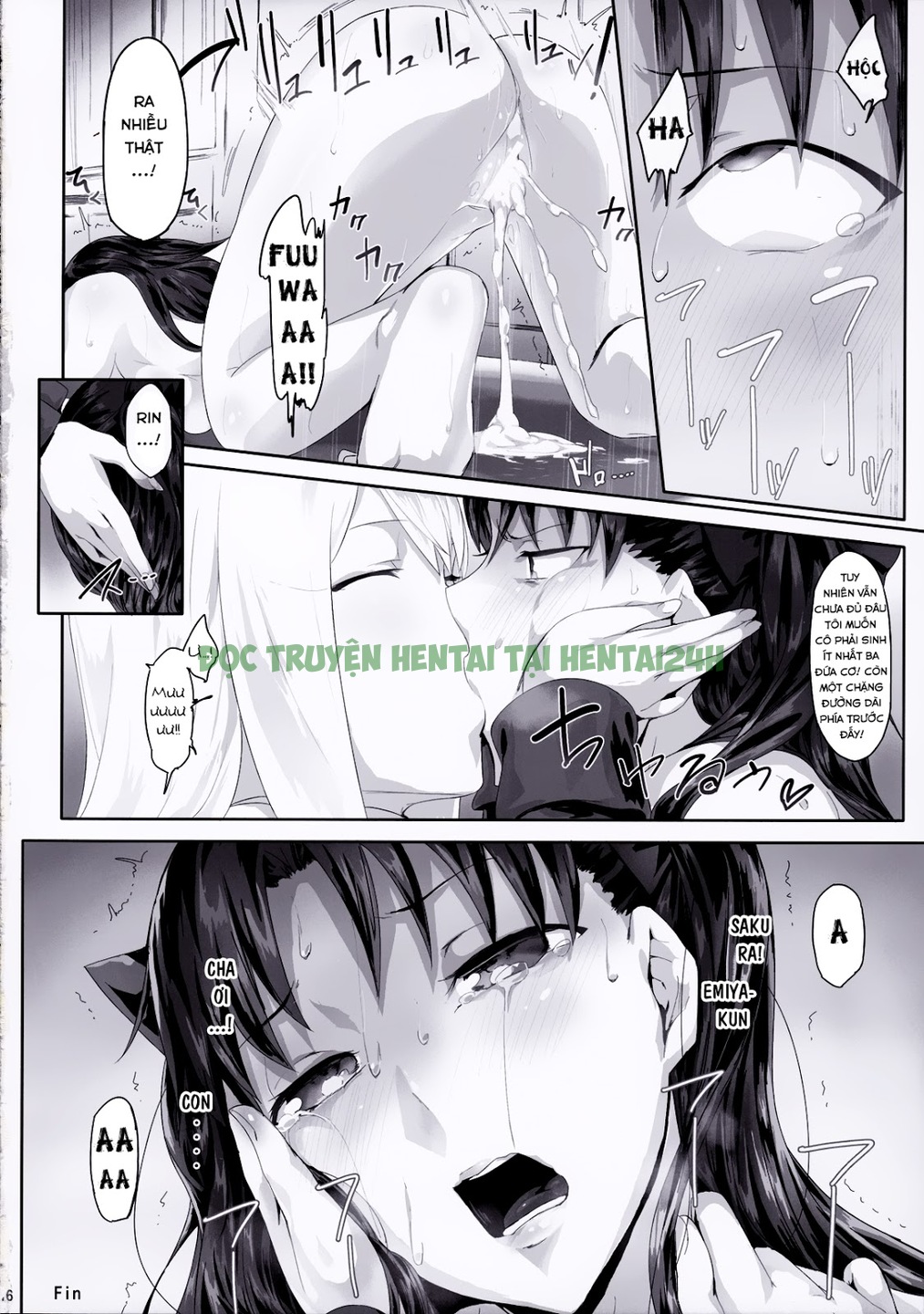 Xem ảnh 15 trong truyện hentai Tosaka Rin Ga Berserker Ni Okasareru Hon - One Shot - truyenhentai18.pro