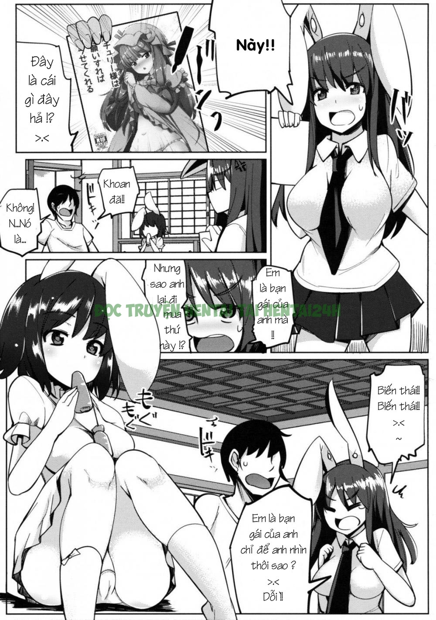 Xem ảnh 2 trong truyện hentai Uwaki Shite Tewi-chan To Sex Shita (3-kaime) - One Shot - truyenhentai18.pro