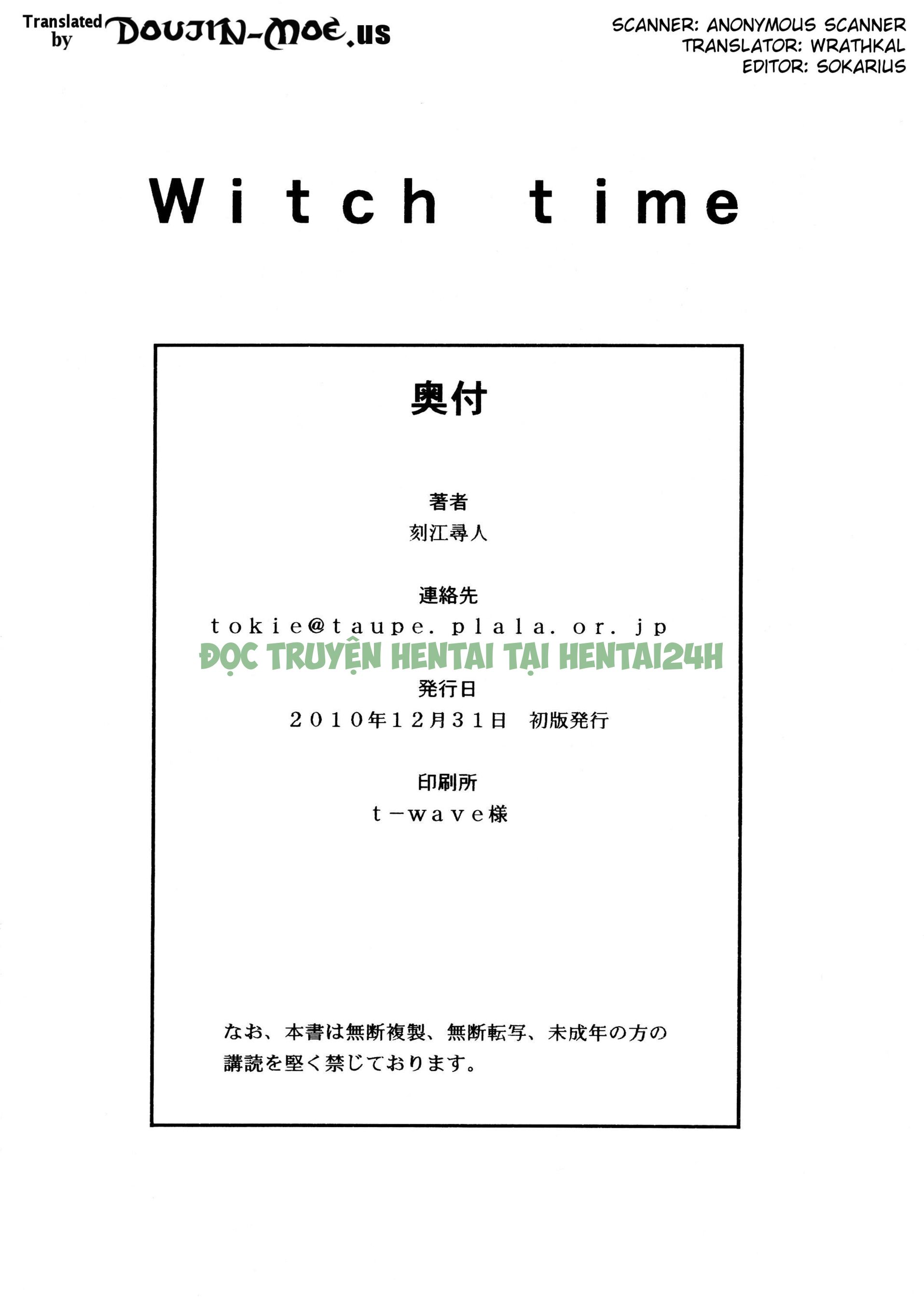 Xem ảnh 18 trong truyện hentai Witch Time - One Shot - Truyenhentai18.net